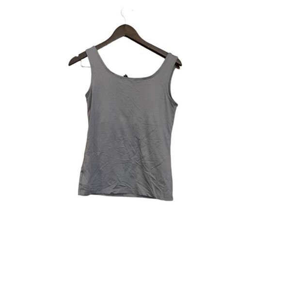 White House Black Market Grey Cami Tank Shelf Bra Women Small - Picture 2 of 3